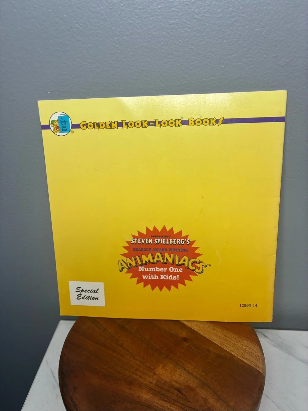 1995 Animaniacs Meltdown at the Wax Museum Golden Look-Look Book Special Ed
